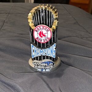 Boston Red Sox World Series Champions Trophy Figurine - Black & Gold